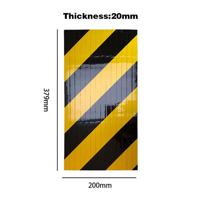 Garage Wall Foam Bumper Guard – Reflective Corner Protector
