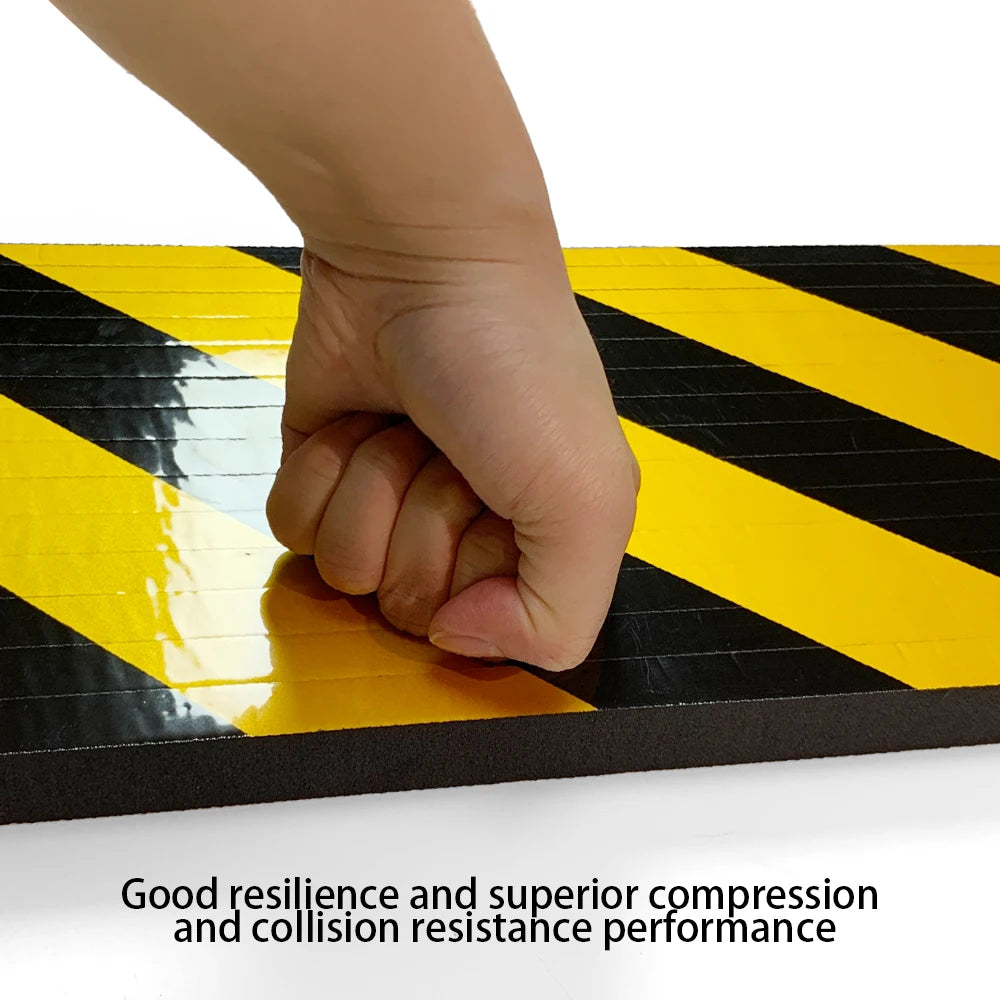 Garage Wall Foam Bumper Guard – Reflective Corner Protector