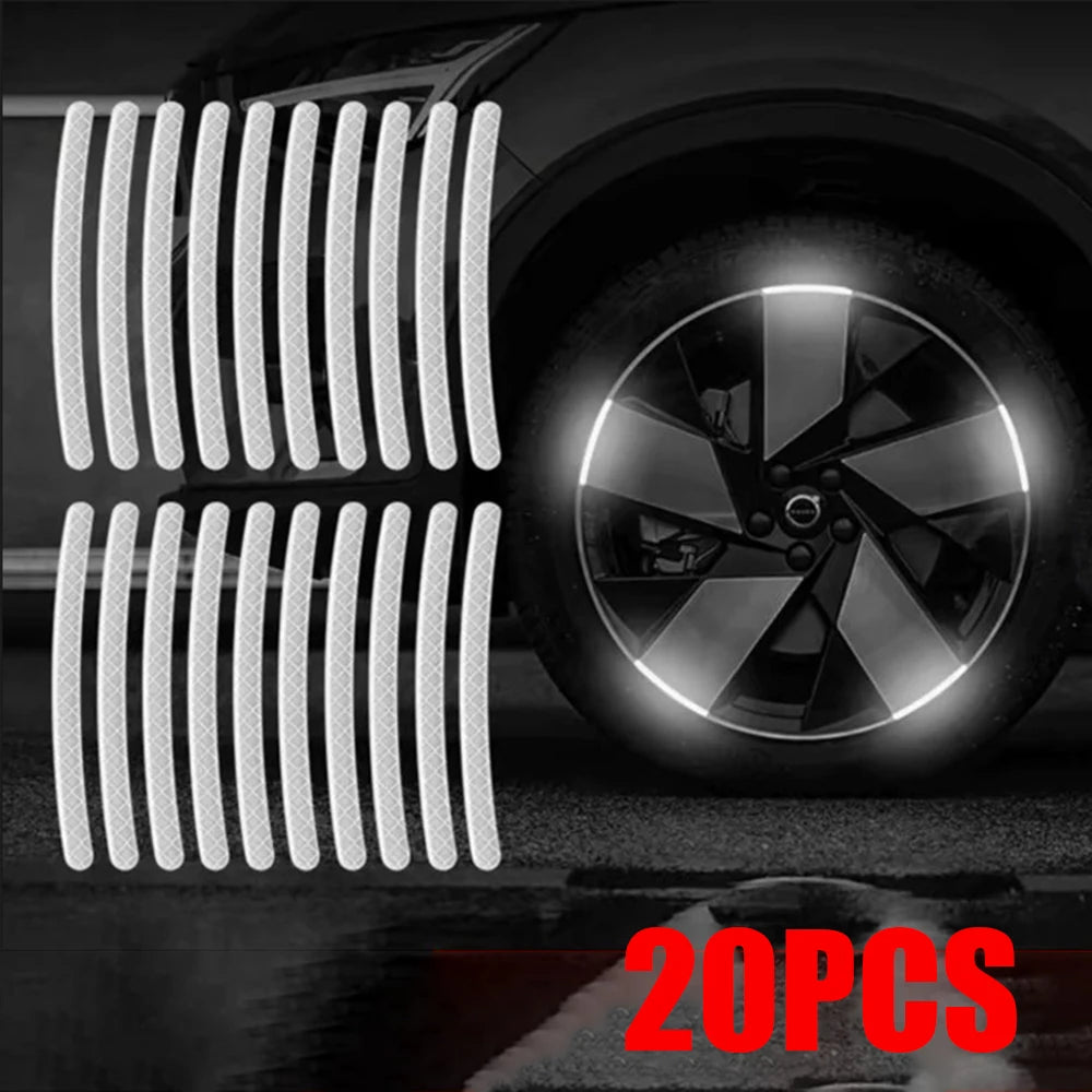Reflective Wheel Rim Tape – Car Door & Body Visibility Strips