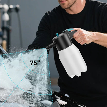 Electric Foam Sprayer 1.5L – Battery-Powered Car Wash Foam Cannon