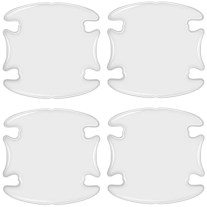 4pcs Transparent Door Bowl Protectors – Silicone Scratch Guards