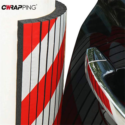 Garage Wall Foam Bumper Guard – Reflective Corner Protector