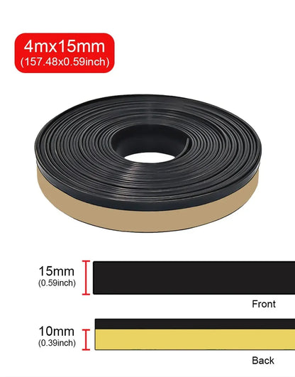 1M Car Window Rubber Seal Strip – 20mm Weatherproof Edge Trim