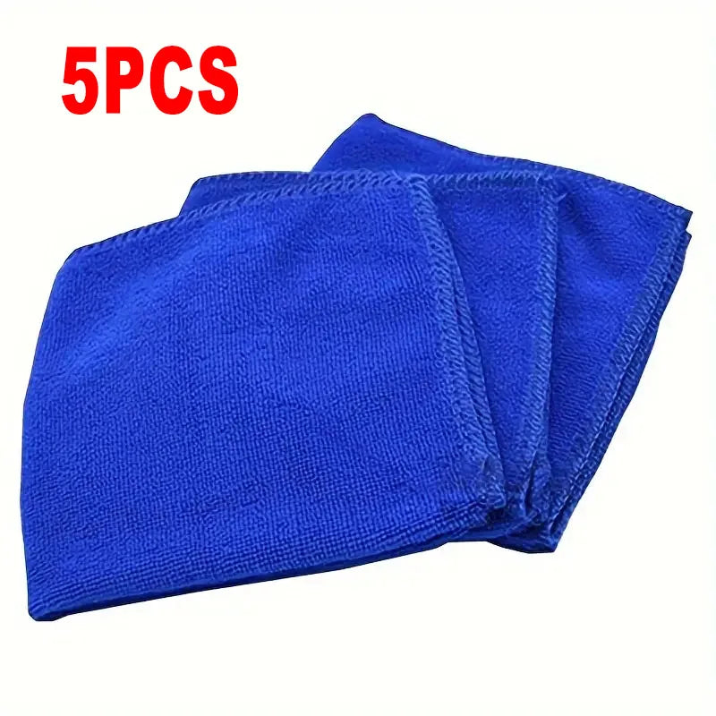 25-Pack Microfiber Car Towels – 25×25cm Thick Cleaning Cloths
