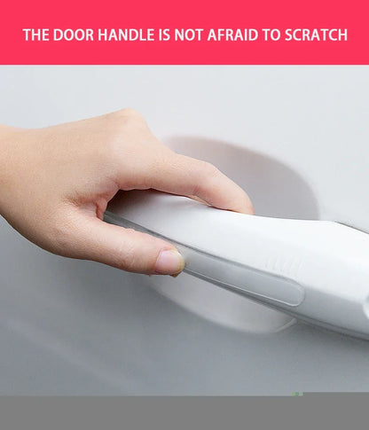 4pcs Transparent Door Bowl Protectors – Silicone Scratch Guards