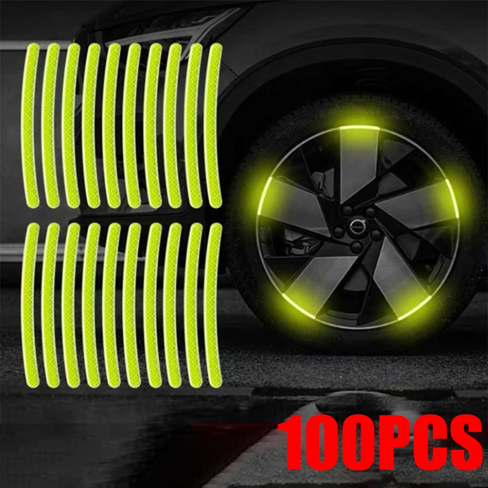 Reflective Wheel Rim Tape – Car Door & Body Visibility Strips