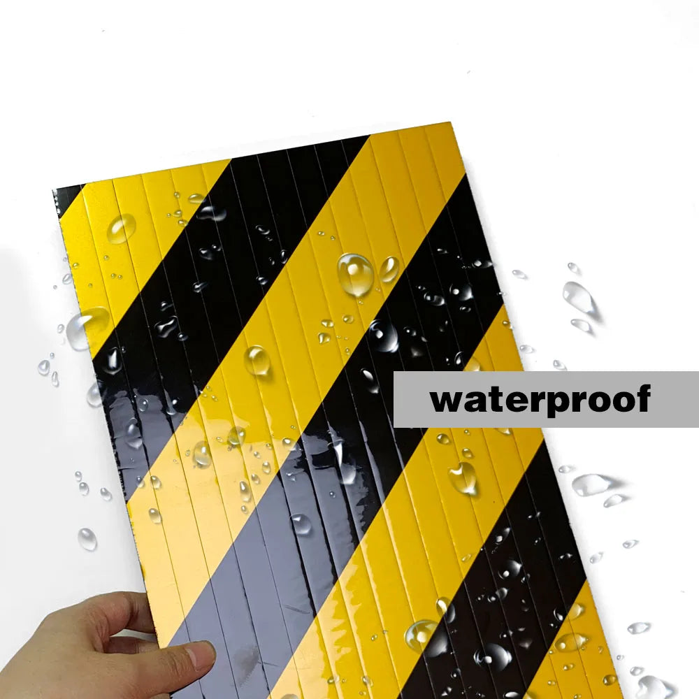 Garage Wall Foam Bumper Guard – Reflective Corner Protector