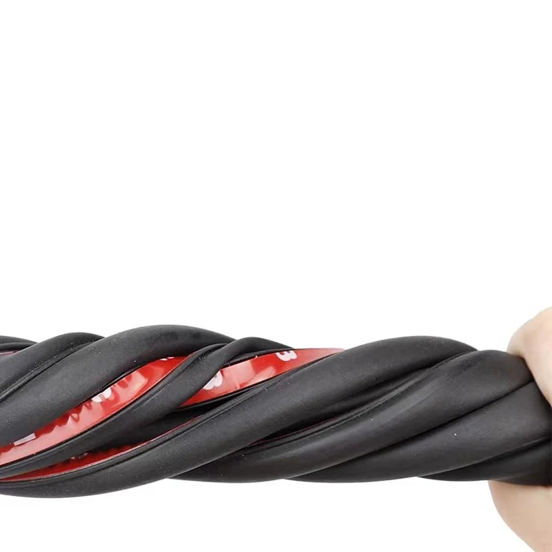D-Type EPDM Rubber Door Seal Strip – 2M Universal Car Insulation