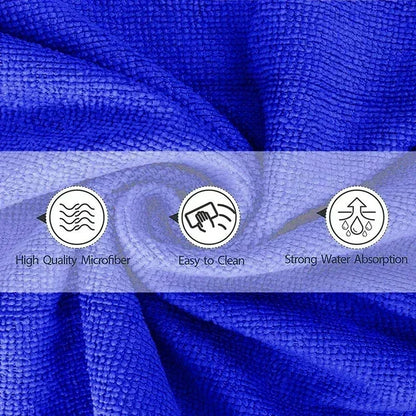 20-Pack 30×30cm Microfiber Car Towels – Soft Cleaning Cloths