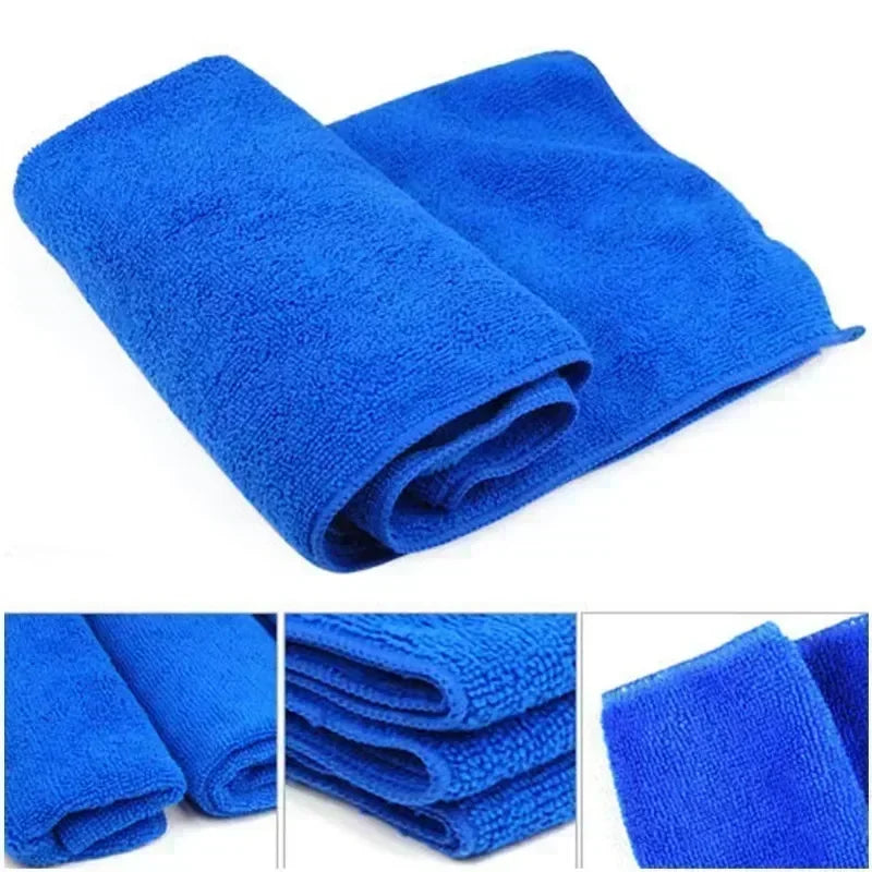 20-Pack 30×30cm Microfiber Car Towels – Soft Cleaning Cloths