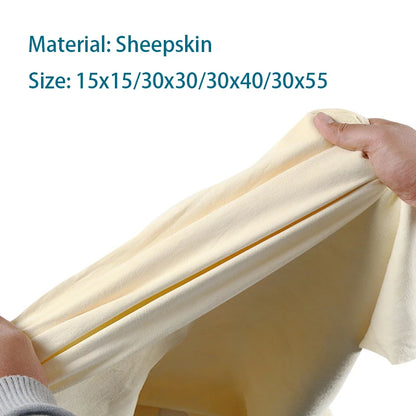 Chamois Leather Drying Towel – Natural Car Cloth