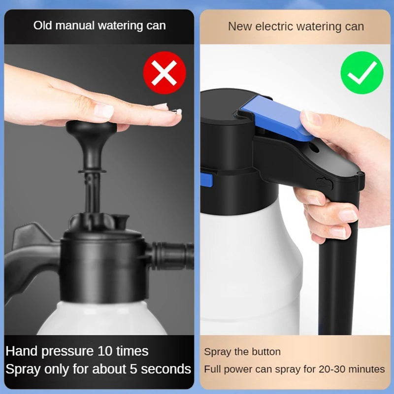 Electric Foam Sprayer 1.5L – Battery-Powered Car Wash Foam Cannon