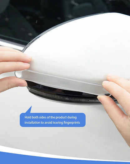 4pcs Transparent Door Bowl Protectors – Silicone Scratch Guards