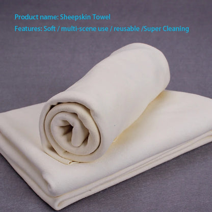 Chamois Leather Drying Towel – Natural Car Cloth