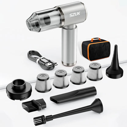 Cordless Car Vacuum – Brushless 4000mAh Dual Mode & Blower