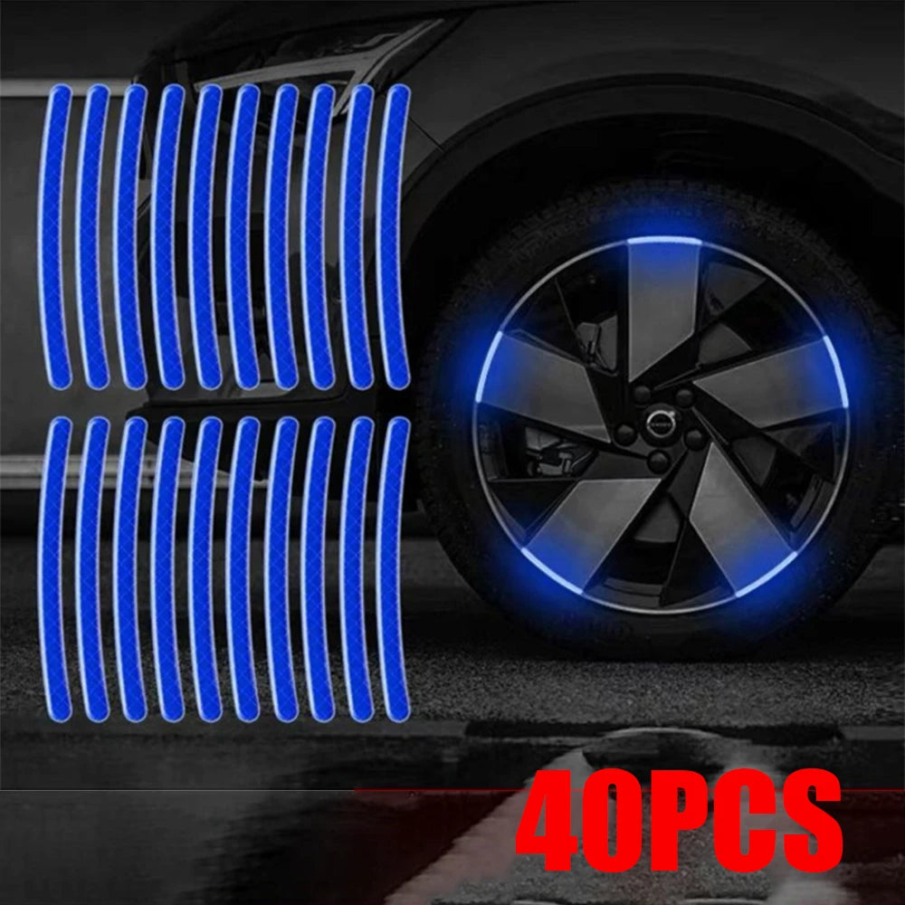 Reflective Wheel Rim Tape – Car Door & Body Visibility Strips