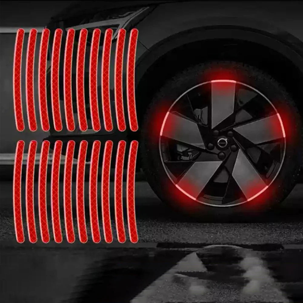 Reflective Wheel Rim Tape – Car Door & Body Visibility Strips