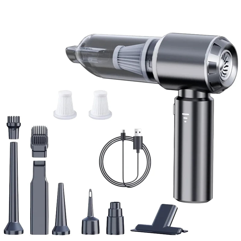 29000Pa Cordless Car Vacuum – 4-in-1 Brushless Handheld Cleaner