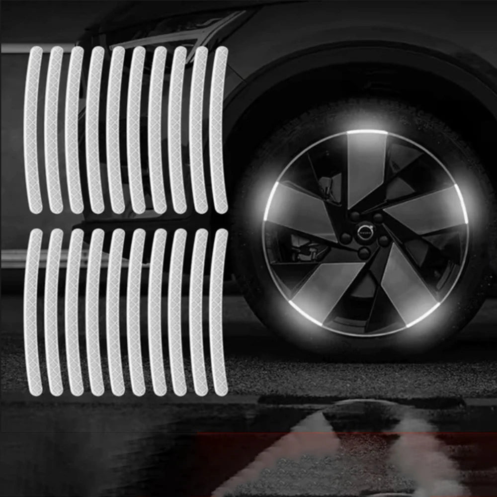 Reflective Wheel Rim Tape – Car Door & Body Visibility Strips