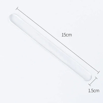 4pcs Transparent Door Bowl Protectors – Silicone Scratch Guards
