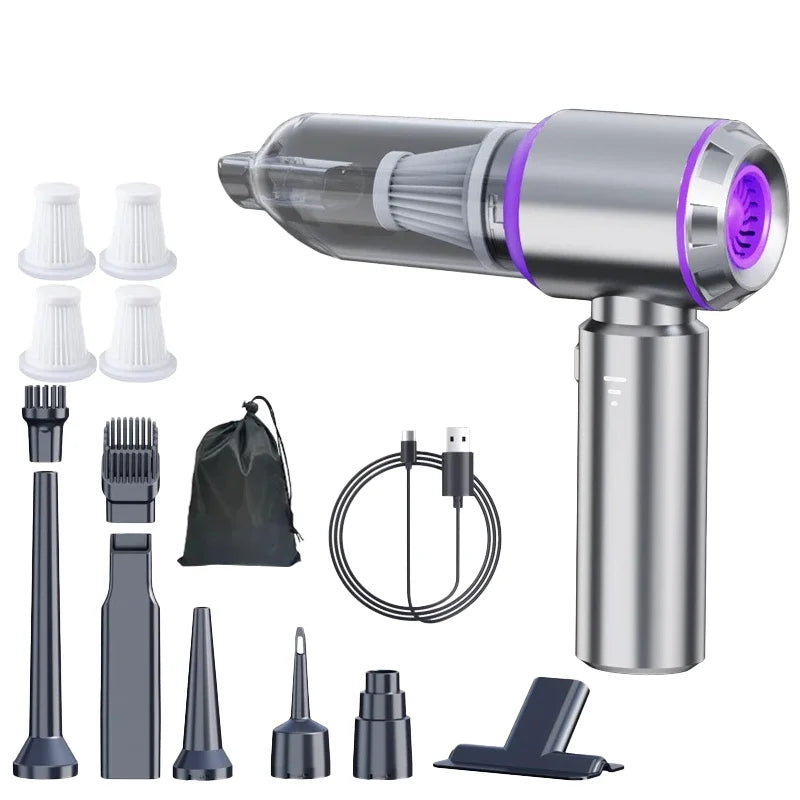 29000Pa Cordless Car Vacuum – 4-in-1 Brushless Handheld Cleaner