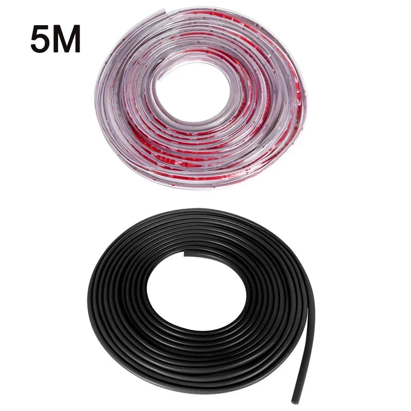 U-Shape Car Door Edge Guard Trim – 5M Rubber Protector Strip