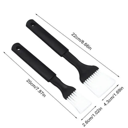 Air vent brush cleaning household AC and kitchen vents – multi-surface use