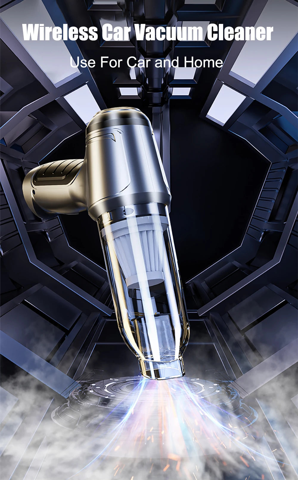 Brushless motor technology of cordless car vacuum cleaner