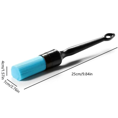 Blue synthetic air vent detailing brush 25cm with hang loop