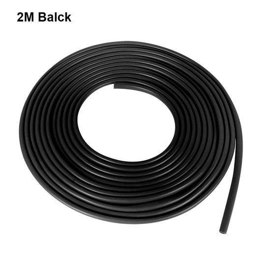 2-meter black car door edge protector for compact installations