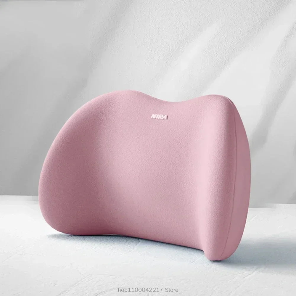 Comfort features of lumbar support cushion