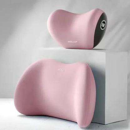 Lumbar support feature on car cushion