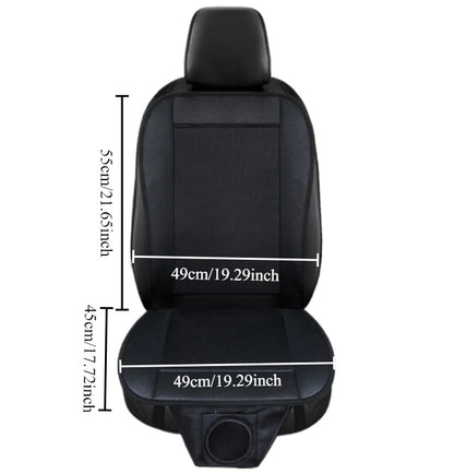 Front display of car seat cooling pad