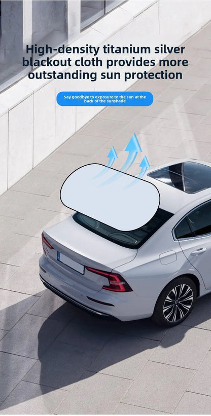 Easy storage and portability of sun shade