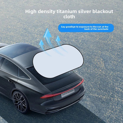 UV protection on reflective car sun shade