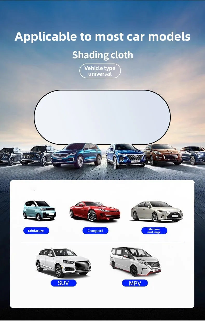 Vehicle compatibility of car sun shade