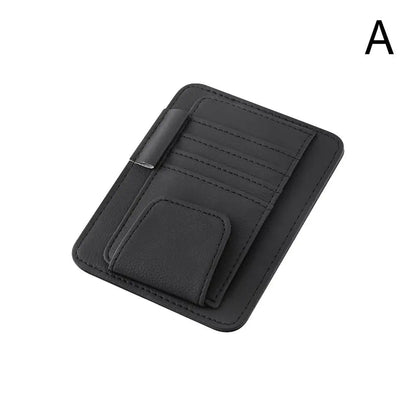A configuration sun visor organizer multi-pocket variant