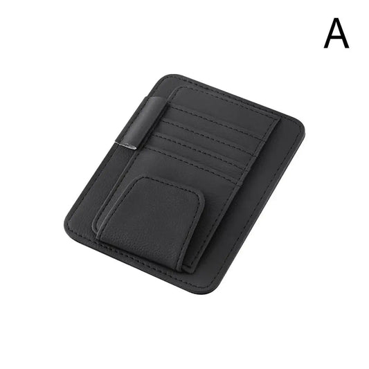 A configuration sun visor organizer multi-pocket variant