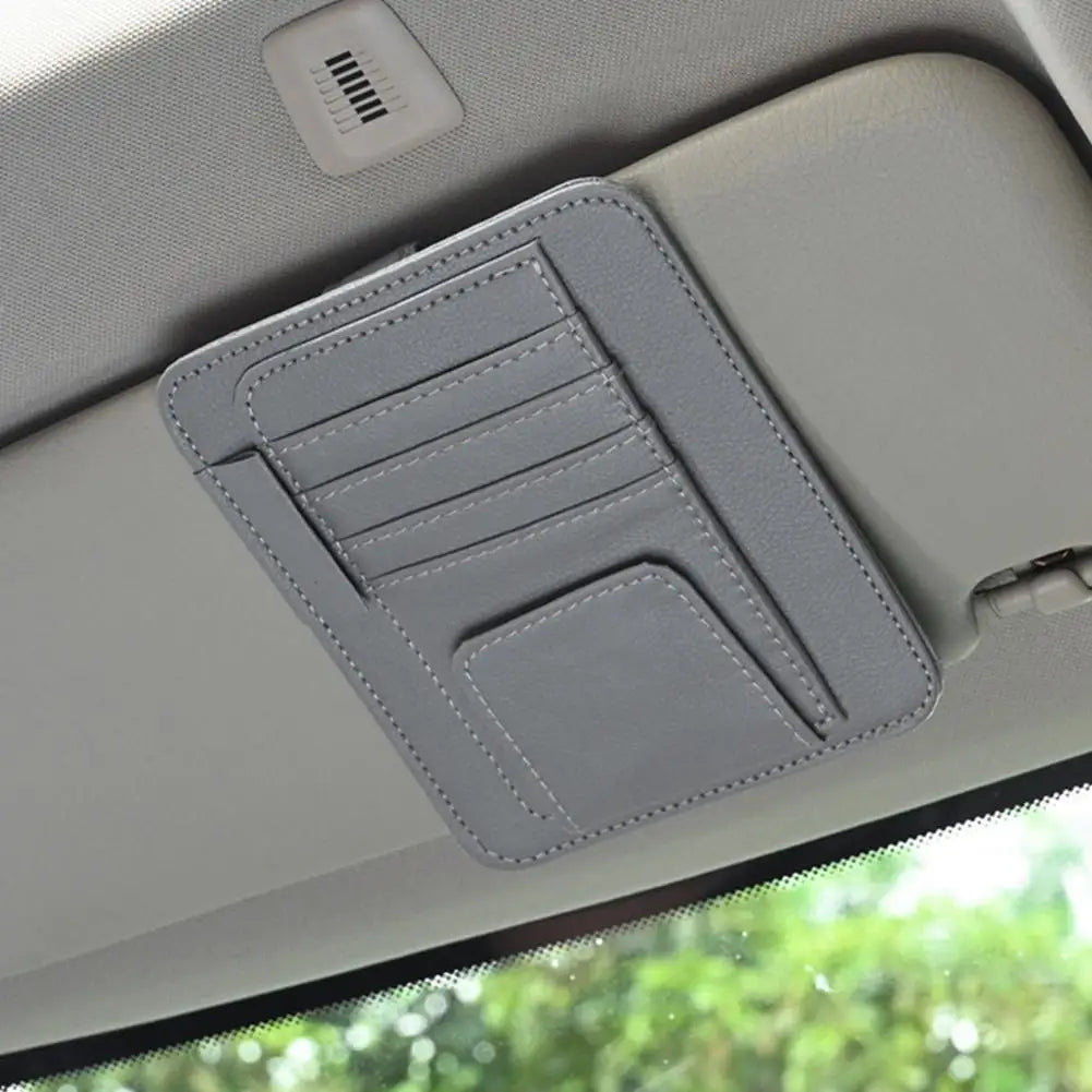 Universal fit sun visor organizer for most vehicles