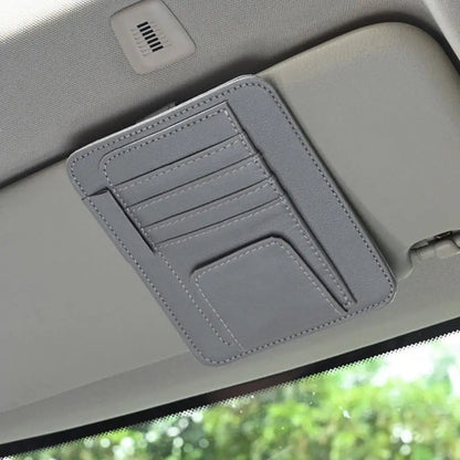 Universal fit sun visor organizer for most vehicles