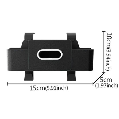 Black color option for car tissue box holder organizer