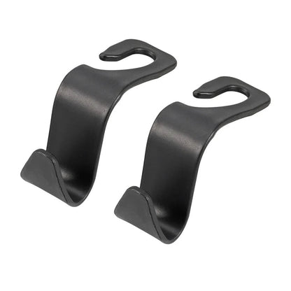 Car seat hooks carbon fiber texture detail close-up photography