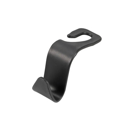 Car seat hooks single hanger at side angle view