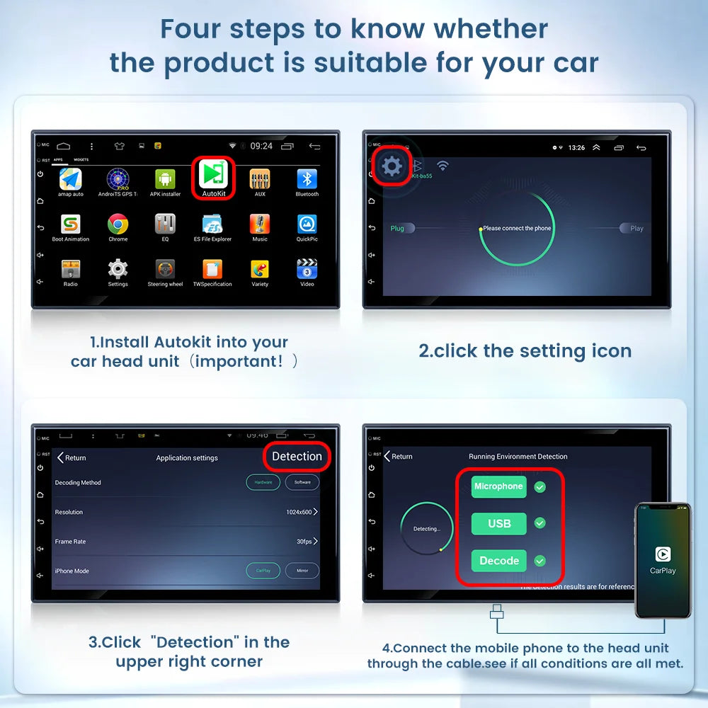 Step-by-step guide to check if your car head unit supports the Carlinkit dongle for CarPlay and Android Auto