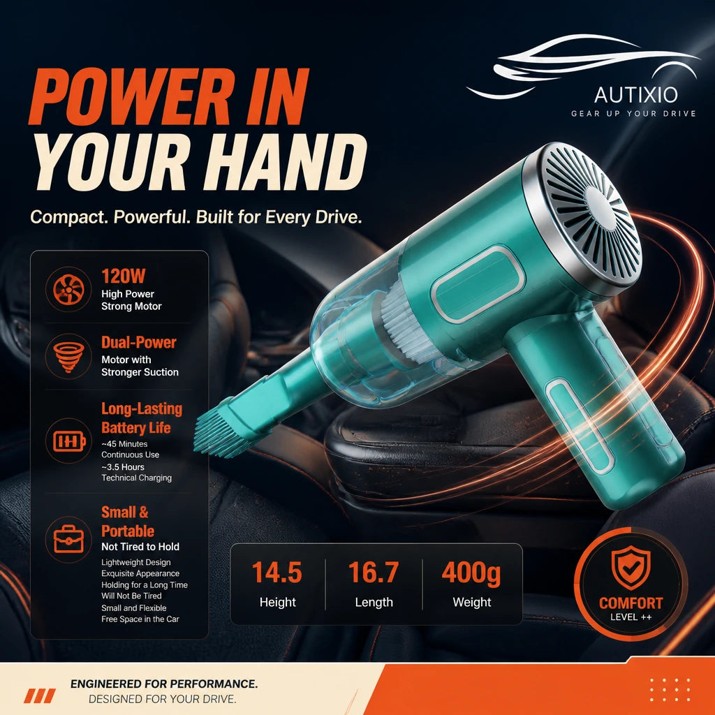 Cordless car vacuum power features and suction capabilities demonstration