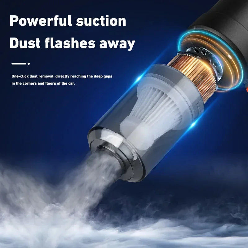Cordless vacuum cleaner motor and filter mechanism