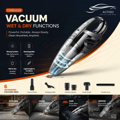 Removable dustbin design shown open for easy cleaning and maintenance