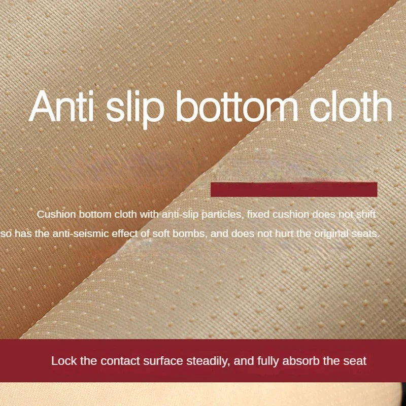 Installation guide for 3pcs cotton linen seat cover set