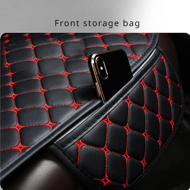 Material details of cotton linen breathable seat covers