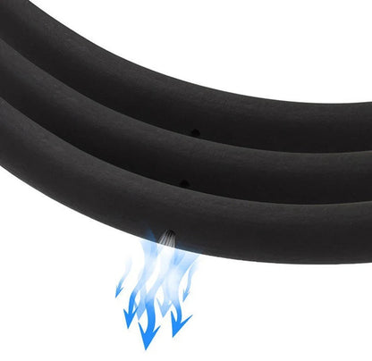 D-type EPDM rubber seal strip close-up showing air and sound insulation properties